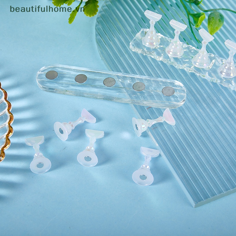 Giá Đỡ Trưng Bày Móng Tay Giả Từ Tính Bằng Acrylic