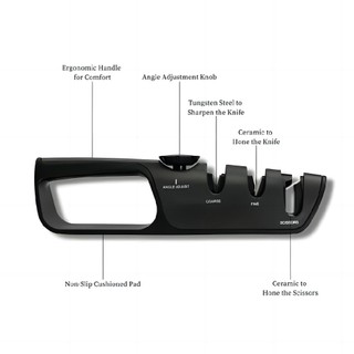 Household Sharpener Tungsten Steel Diamond Sharpener Kitchen Adjustable Angle