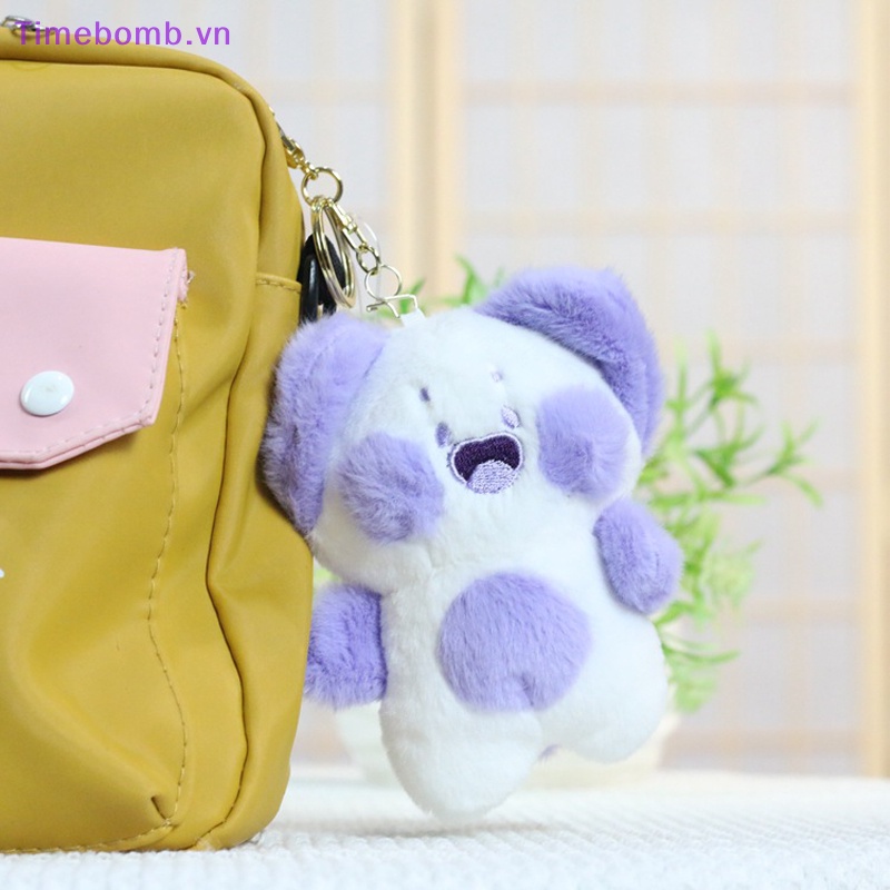 # Túi Đeo Chéo Thời Trang Hàn Cho Nữ # Móc Khóa Hình Mèo Nhồi Bông Hoạt Hình Dễ Thương