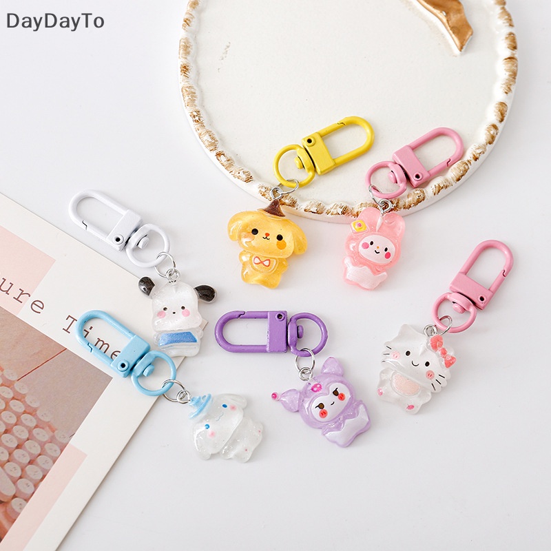 SANRIO Móc Chìa Khóa Hình Mèo Hello Kitty Dễ Thương Cho Cặp Đôi