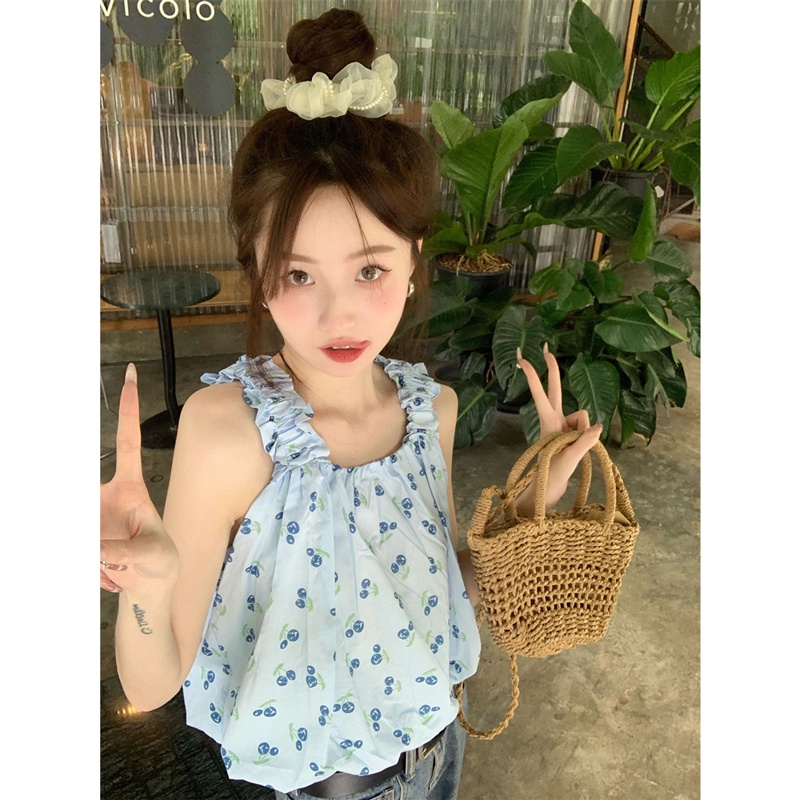 Áo Hai Dây Mỏng Phong Cách Mùa Hè Mới HZFWC1179