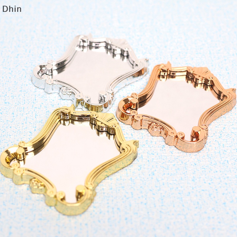 Gương Nội Thất Mini Bằng Nhựa Phong Cách Vintage Trang Trí Nhà Búp Bê Tỉ Lệ 1: 12