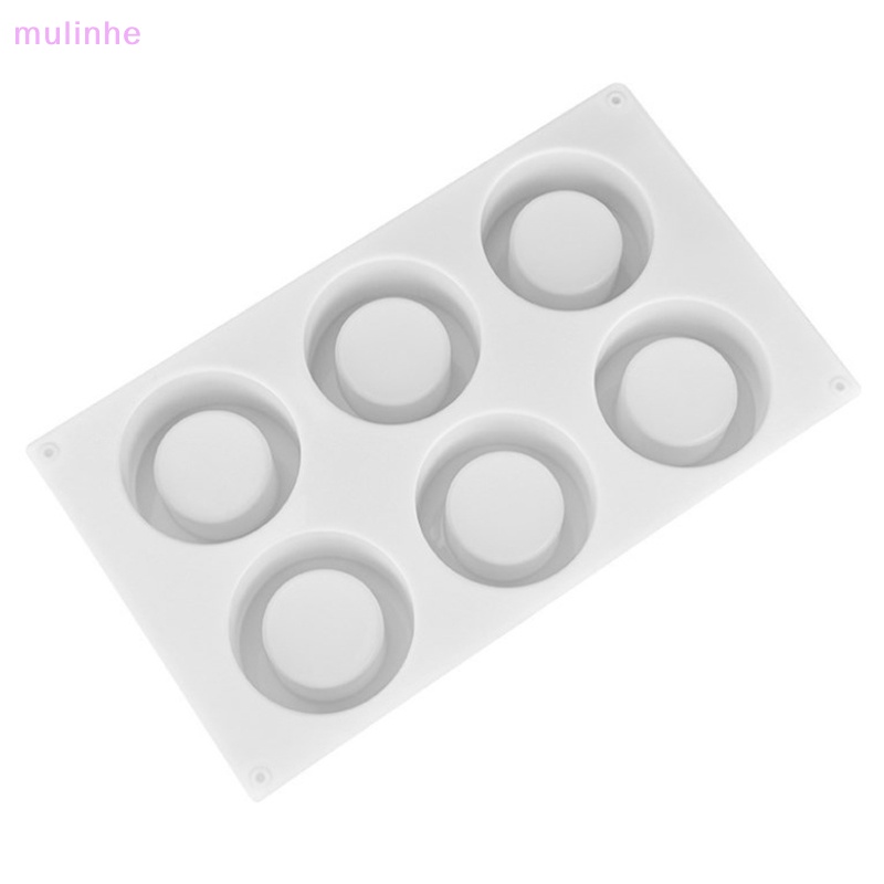 Khuôn Tròn Nhỏ 6 Ngăn Làm Bánh Tráng Miệng Pudding vn