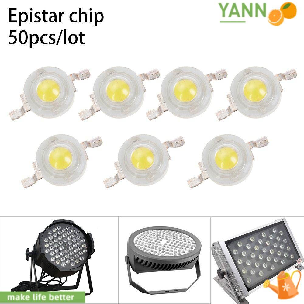 Chip Đèn LED SMD 1 50 Bóng Ánh Sáng Trắng Ấm Tiết Kiệm Năng Lượng DIY