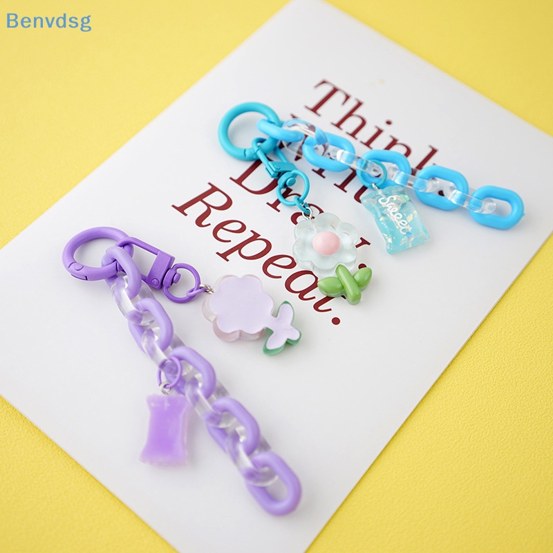 Benvdsg &gt; Móc Khóa Resin Nhỏ Hình Hoa Tulip Sáng Tạo Thời Thượng Trang Trí Túi Xách Nữ