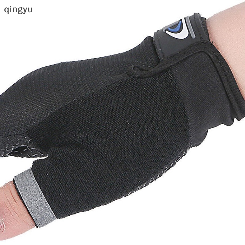 Găng Tay Hai Ngón Chống Nắng Chống Trượt Thoáng Khí Có Thể Chạm Màn Hình Cảm Ứng Cho Nam Nữ