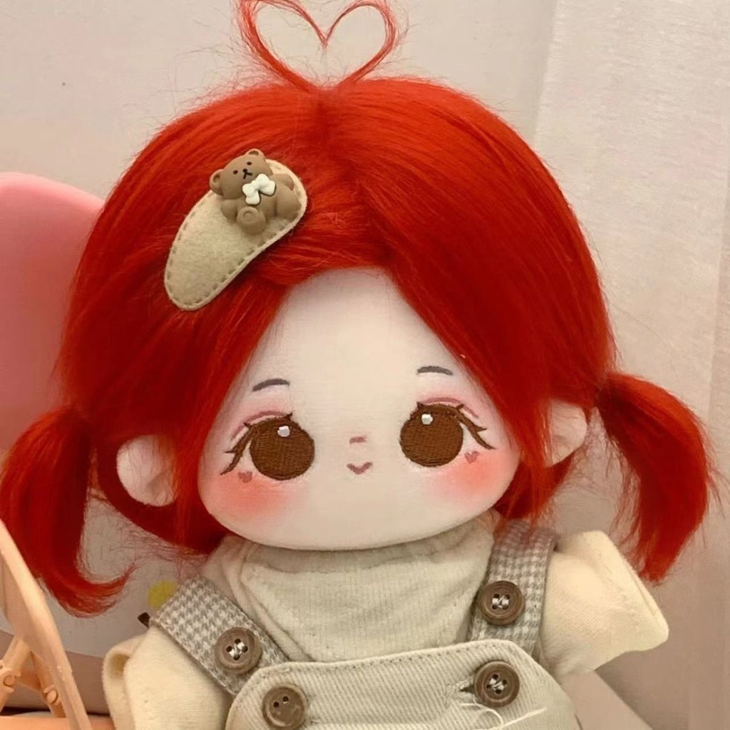 Búp Bê Nhồi Bông Vải Cotton 20cm Thiết Kế Dễ Thương Cho Bé Gái