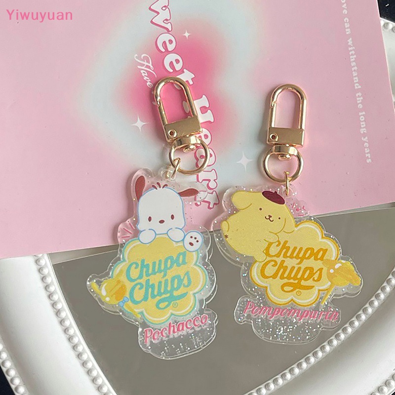 < Yiwuyuan > Móc Khóa Hoạt Hình Kuromi Sanrio My Melody Cinnamoroll Dễ Thương Trang Trí Ba Lô Đi Học Nữ Tính Mới