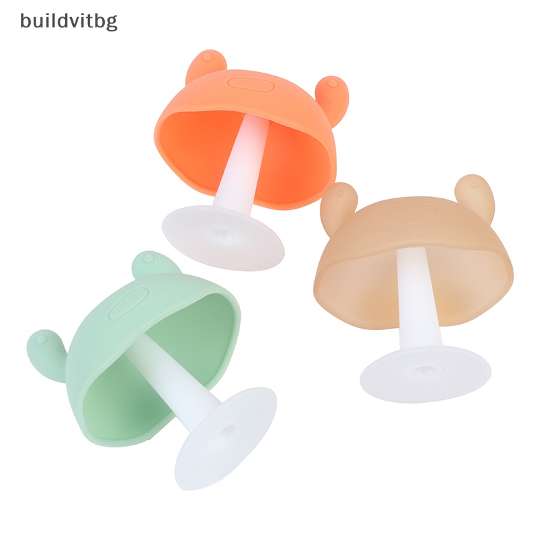 Đồ Chơi Ngậm Nướu Hình Nấm Hoạt Hình Bằng Silicone Dành Cho Trẻ Em