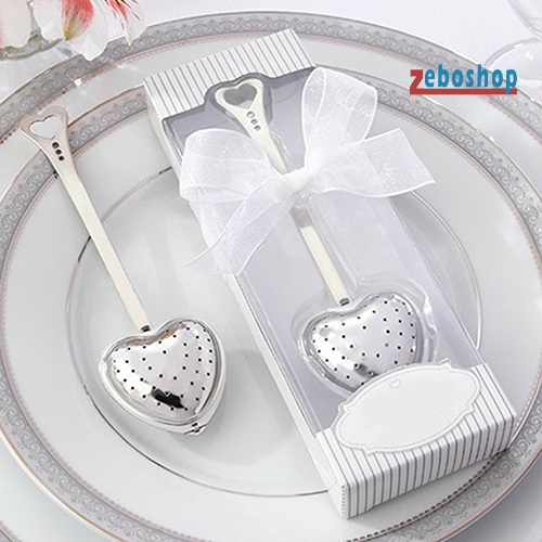 Muỗng Lọc Trà Hình Trái Tim Dành Cho Cô Dâu