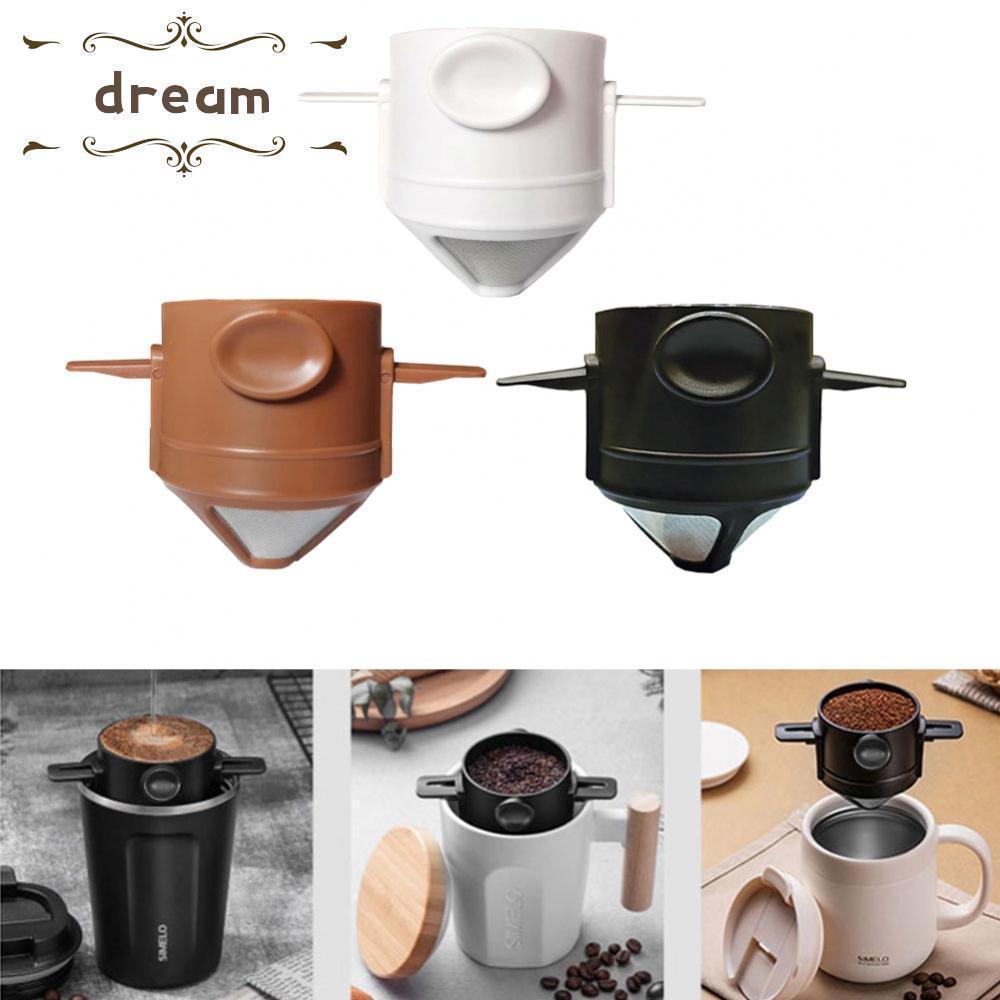 【DREAMLIFE】Double Layer Stainless Steel Coffee Filter Pressurized Filter Basket Practical