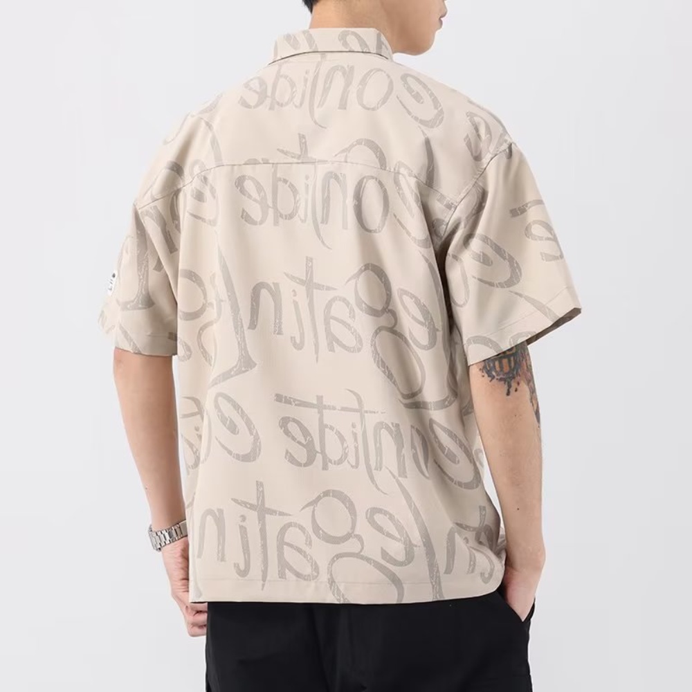 Áo Thun polo Ngắn Tay Phong Cách Retro Thời Trang Cho Nam