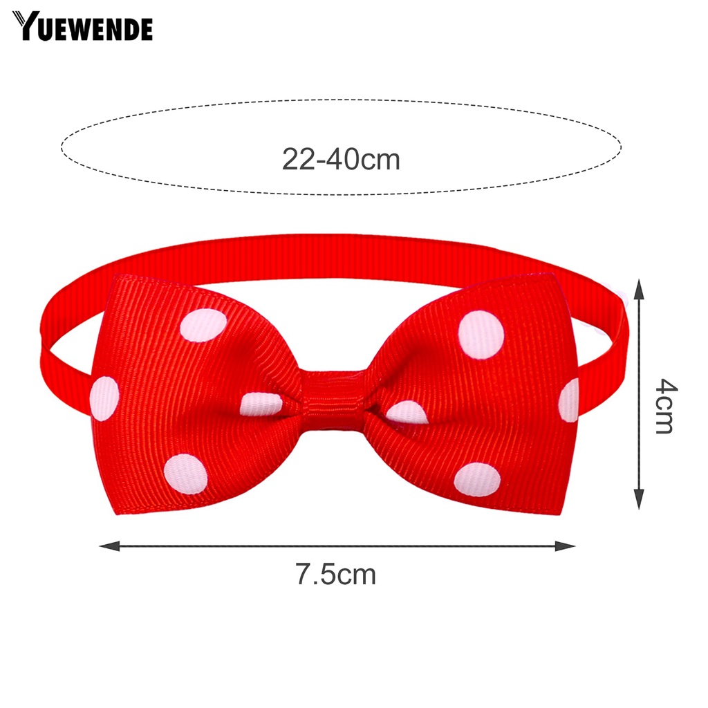 Nơ Đeo Cổ Họa Tiết Chấm Bi Xinh Xắn Cho Thú Cưng