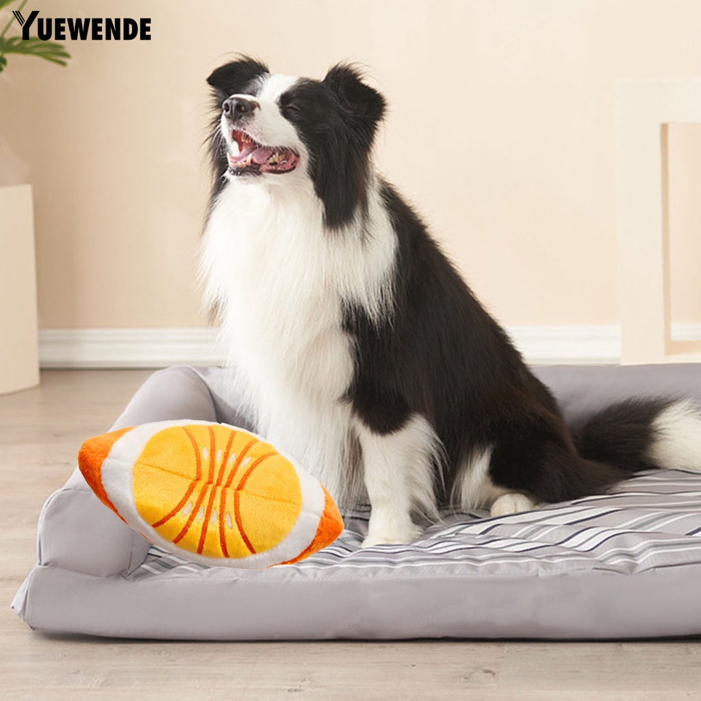 Yq.e Đồ Chơi Mài Chó Hình Quả Cam Nhồi Bông Mềm Mại Co Giãn Chống Cắn