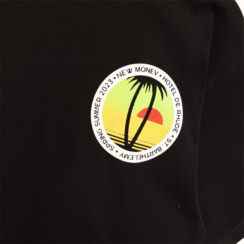 Áo Thun Ngắn Tay In Logo R-h-u88 Thời Trang Xu Hướng Mới Nhất Cho Nam