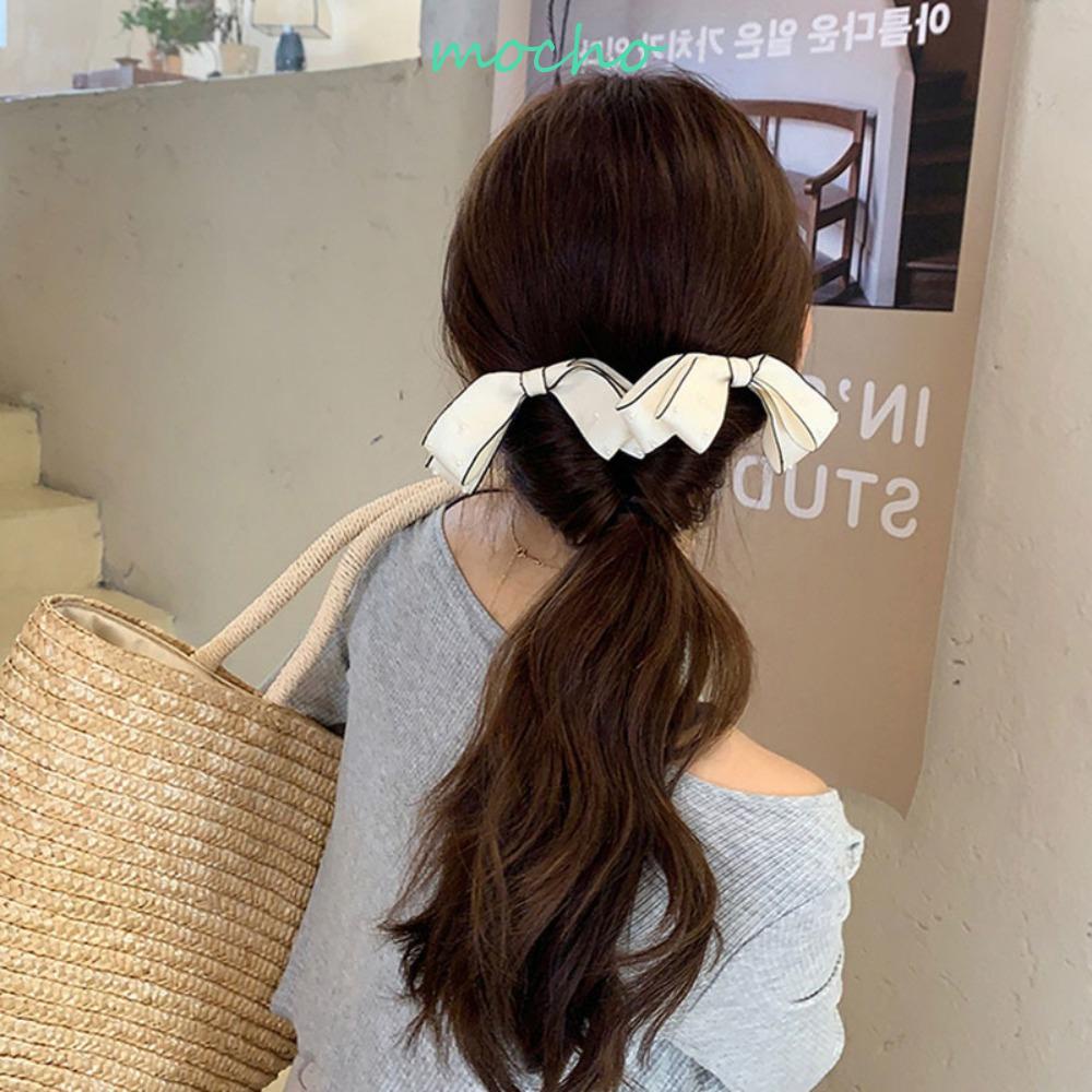 Kẹp Tóc Vải Hình Nơ Phong Cách Lolita Dễ Thương