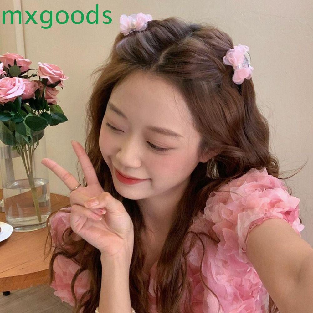 Kẹp Tóc Nơ Mini Bằng Acrylic Thời Trang Vintage Cho Bé