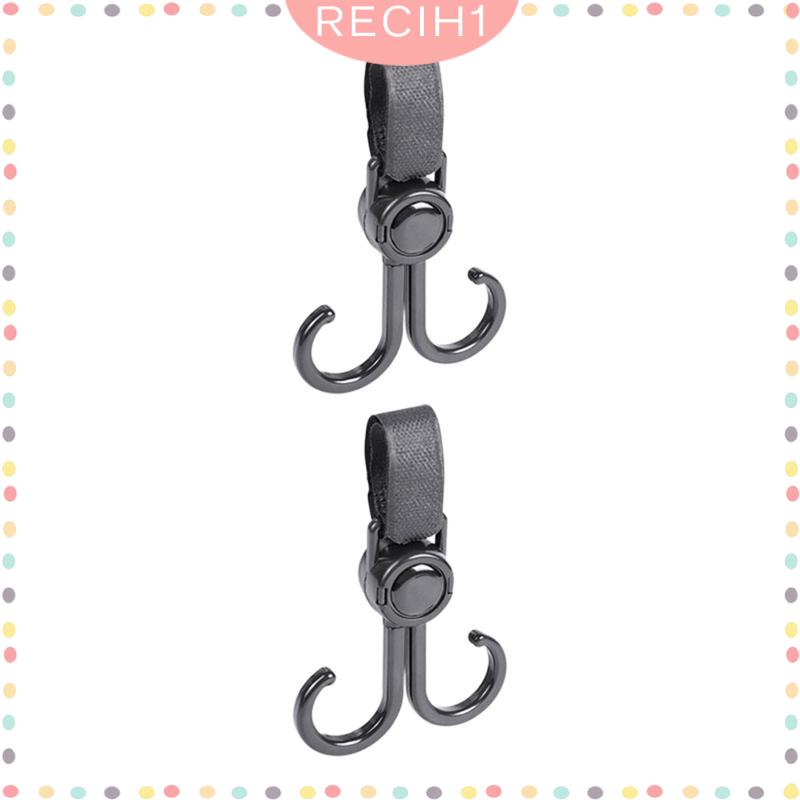 Set 2 Móc Treo Đồ Có Thể Xoay Tiện Dụng Cho Xe Đạp / Phòng Tắm