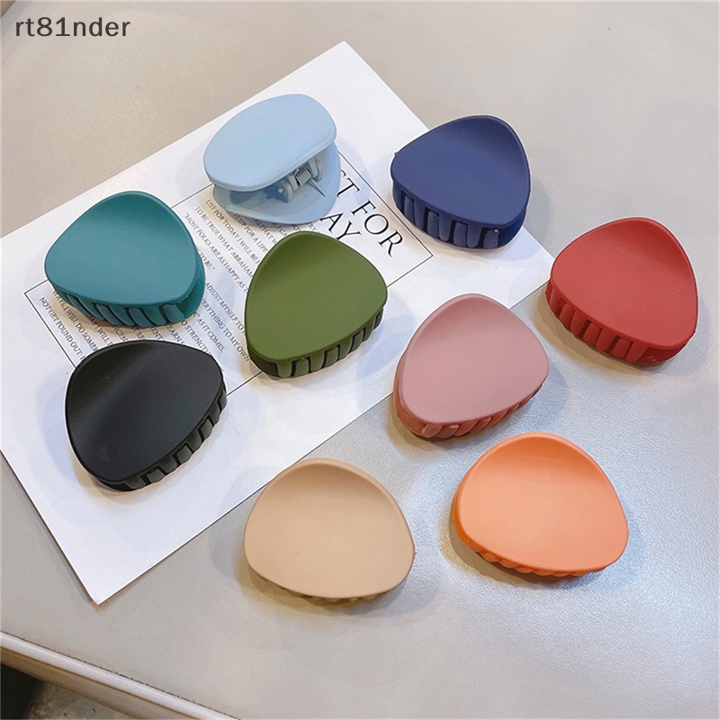 Rt Kẹp Tóc Càng Cua Mini Màu Trơn Ngọt Ngào Phong Cách Retro Dành Cho Nữ