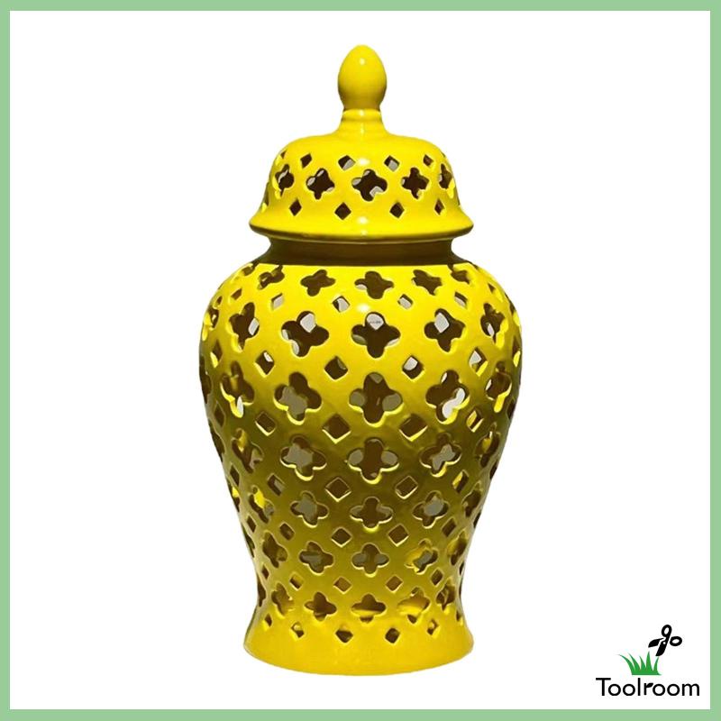 Lọ Đựng Gừng 10 "Phong Cách Trung Hoa Cổ Điển Trang Trí Nhà Cửa