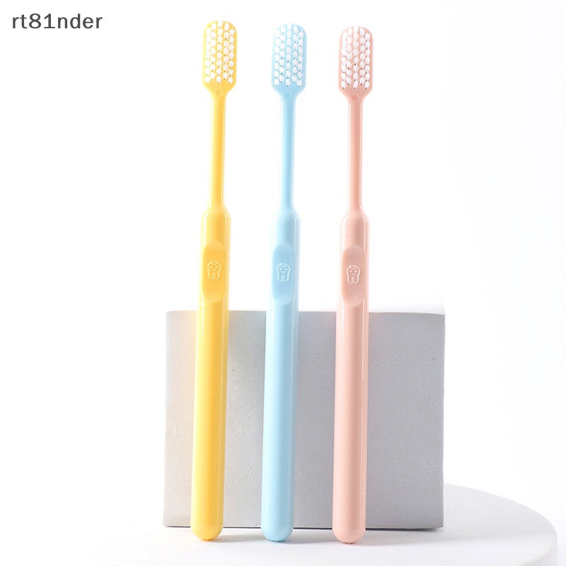 Bộ 10 Bàn Chải Đánh Răng Lông Mềm Màu Kẹo Ngọt Dành Cho Người Lớn