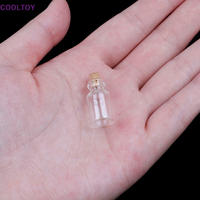 Set 4 Bình Thủy Tinh Rỗng Mini Trang Trí Nhà Búp Bê   Hot!