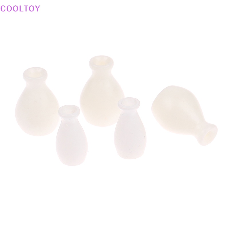 Cooltoy Set 5 Bình Hoa Mini Trang Trí Nhà Búp Bê DIY Bán Chạy