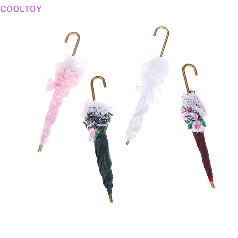 1 Chiếc Ô Ren Xinh Xắn Cho Nhà Búp Bê Tỷ Lệ 1: 12