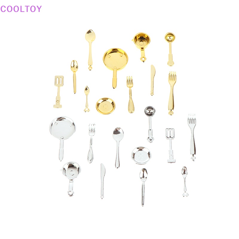 Set 11 Dụng Cụ Nhà Bếp Trang Trí Nhà Búp Bê Xinh Xắn