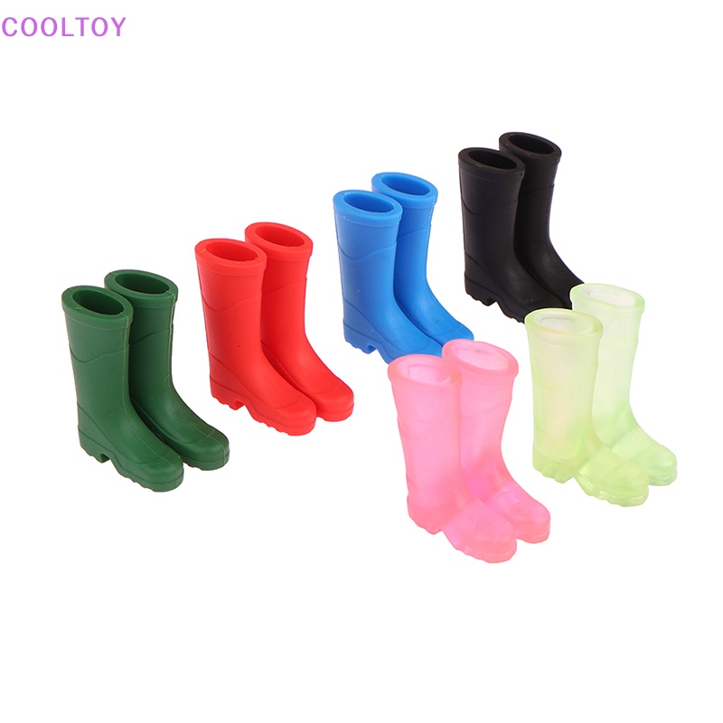 Cooltoy Giày Bốt Cao Su Đi Mưa Mini Tỷ Lệ 1: 12 Trang Trí Nhà Búp Bê