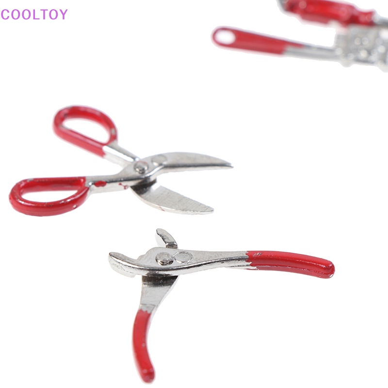 Cooltoy Bộ Dụng Cụ Kim Loại Trang Trí Nhà Búp Bê 1: 12