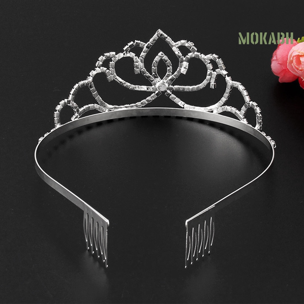 Vương Miện Đính Đá Lấp Lánh Trang Nhã Dành Cho Nữ