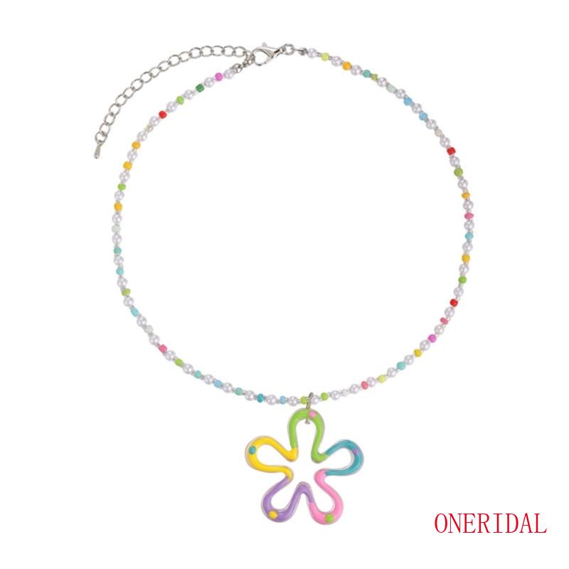 Vòng cổ Hạt Nhiều Màu Sắc Phong Cách Bohemian