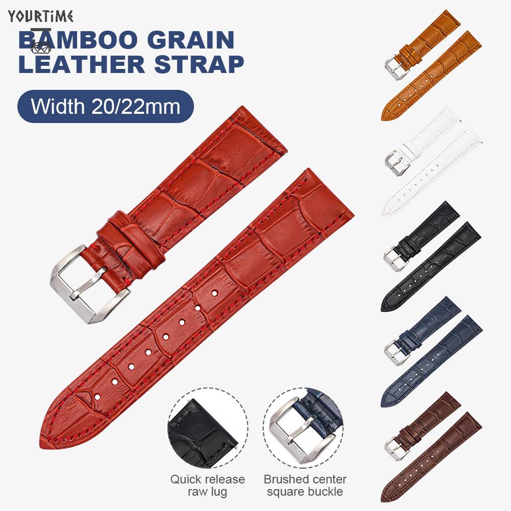 Dây Đồng Hồ Đeo Tay Thời Trang Bằng Da Dành Cho Nam Và Nữ