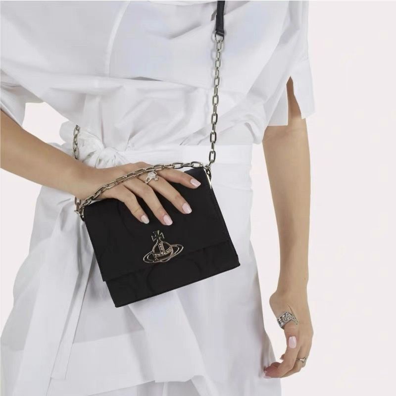 Túi đeo vai vivienne westwood Crossbody Túi Vải Oxford Túi Điện Thoại Trường Hợp Thiết Kế Vuông Nhỏ túi Xách