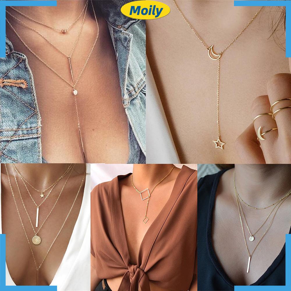 Vòng cổ Thời Trang Xinh Xắn Cho Nữ|Vòng Tay Chuỗi Hạt Nhiều Lớp Màu Sắc Xinh Xắn