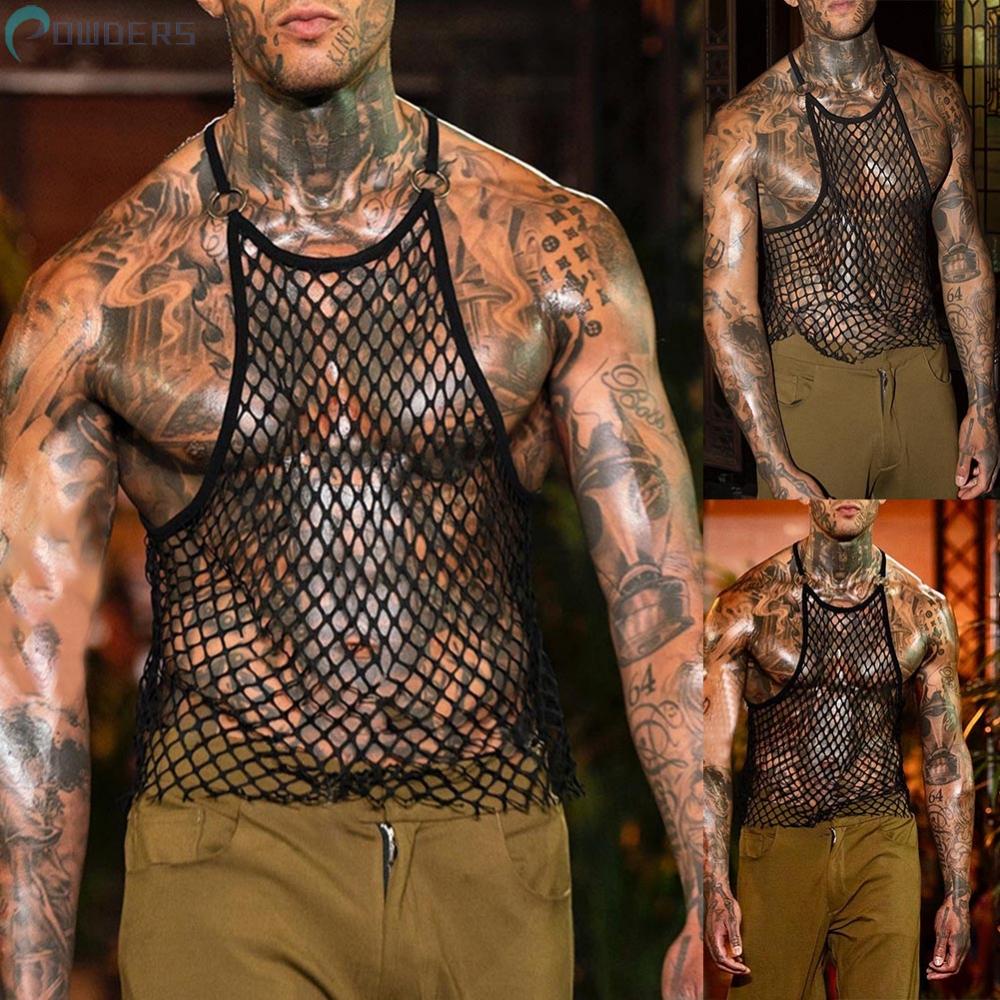 Áo Thun Nam Sát Nách Cơ Bắp Vải Polyester