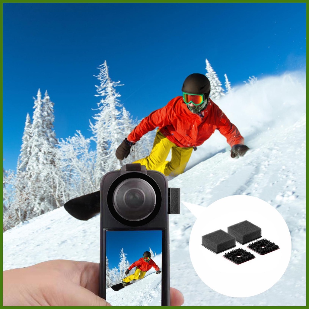 Set 6 Miếng Xốp Chắn Gió Cách Âm Gắn Camera Insta X3