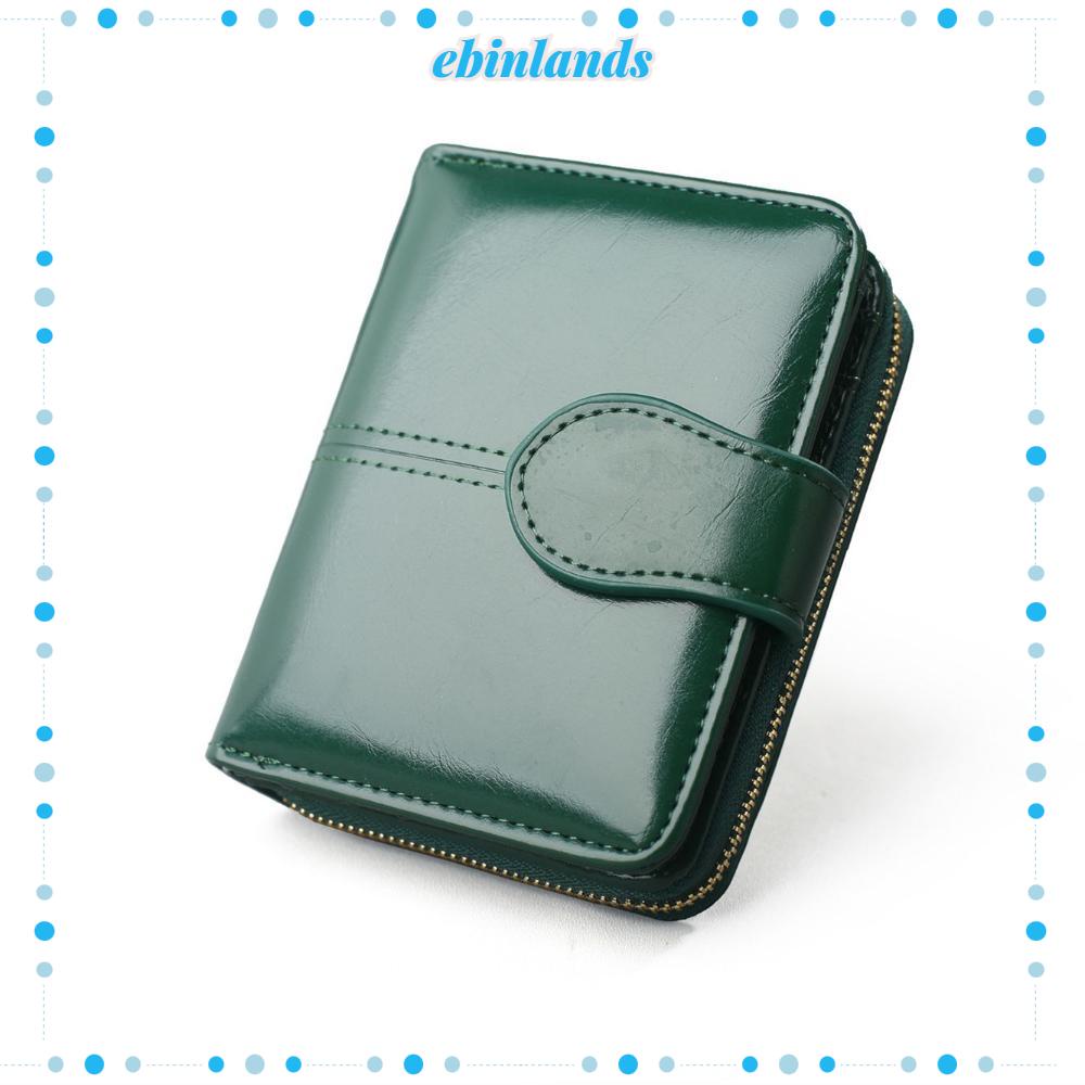 Ví Da PU Dáng Ngắn Đựng Thẻ Phong Cách Châu Âu Thời Trang Cho Nữ Giá Đỡ