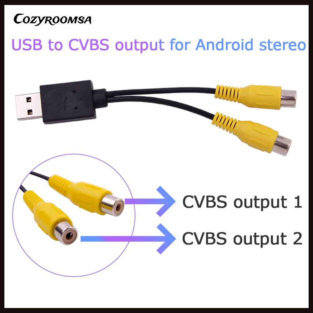 Bộ ChuyểN ĐổI Video USB Sang CVBS Cho Xe Hơi Android