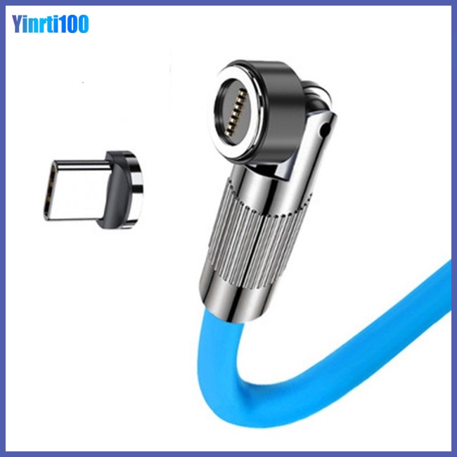 Cáp Sạc Nhanh Yinrti 120W 6A 180 Độ Type c / android Cho Xiaomi Huawei