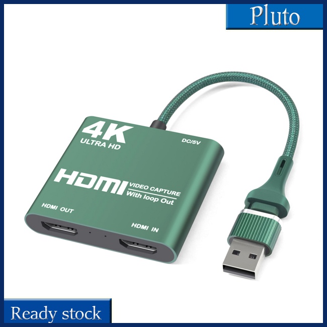 Mới Card Ghi Hình 4k 1080p Usb 3.0 / Type C Tương Thích Với Fordmi 2 Trong 1 Đầu Ra 60FPS