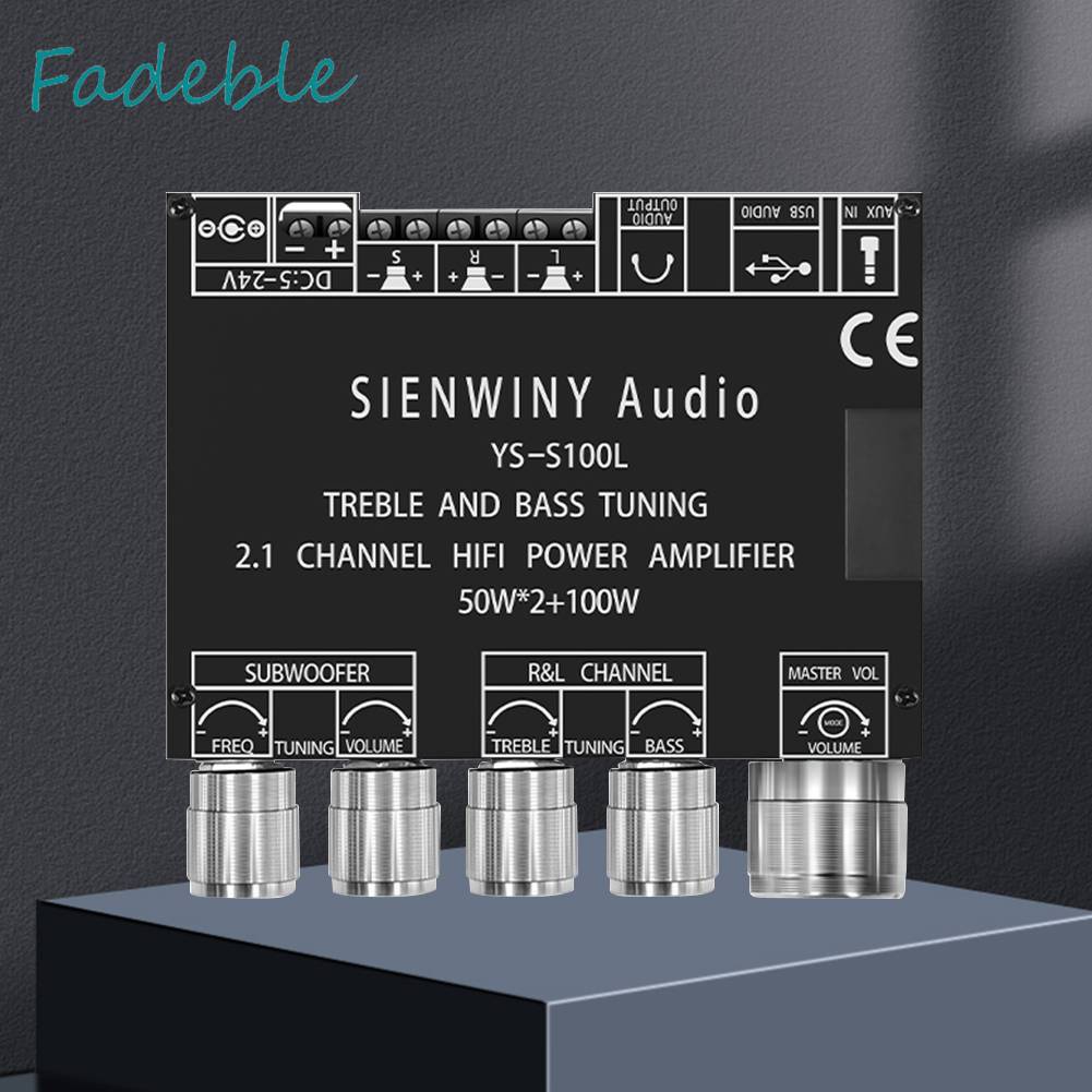 Mô Đun Khuếch Đại Âm Thanh Bluetooth 2.1 3 Kênh 50WX2 100W CS8673E Chuyên Dụng