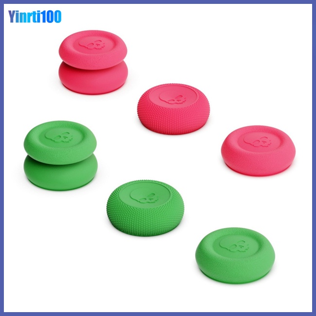 Set 6 Nút Bọc Cần Điều Khiển Chống Trượt Hình Đầu Lâu Cho Ps5 Ns Pro