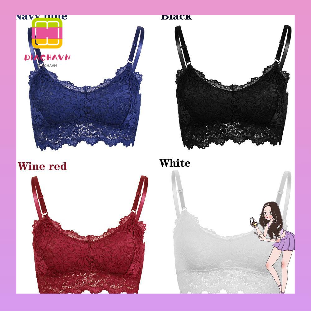 Áo Lót Nâng Ngực Phối Ren Hoa Thời Trang Quyến Rũ Cho Nữ