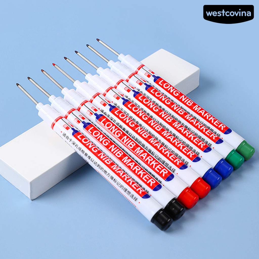 [WSTN]✎Bút Đánh Dấu Mực Đầu Ra Bằng Nhựa Chống Mờ Dầu Tiện Dụng Cho Gia Đình