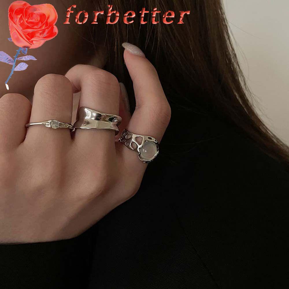 Nhẫn Hở Phong Cách Hip Hop Punk Cổ Điển Thời Trang Cho Cặp Đôi|Nhẫn Khớp Ngón Tay Độc Đáo Cá Tính