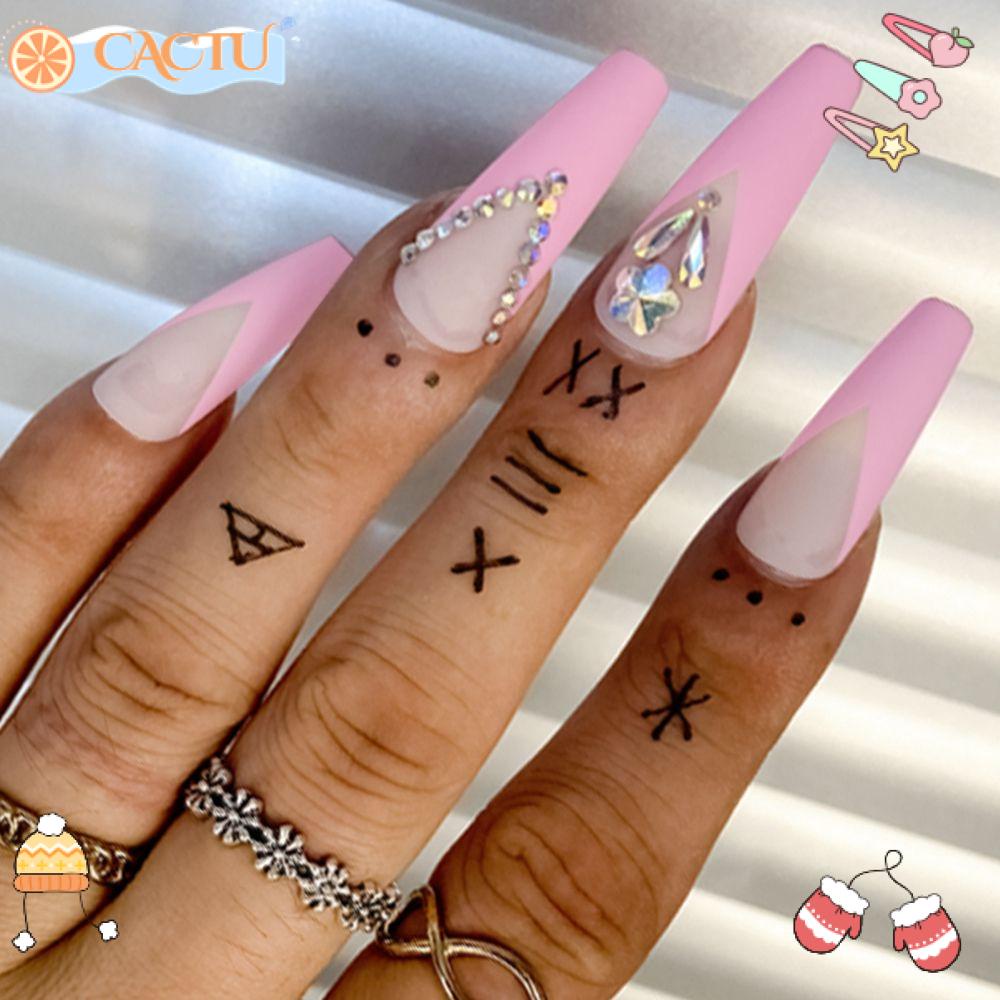 Bộ 24 Móng Tay Giả Ballerina Có Độ Che Phủ Cao