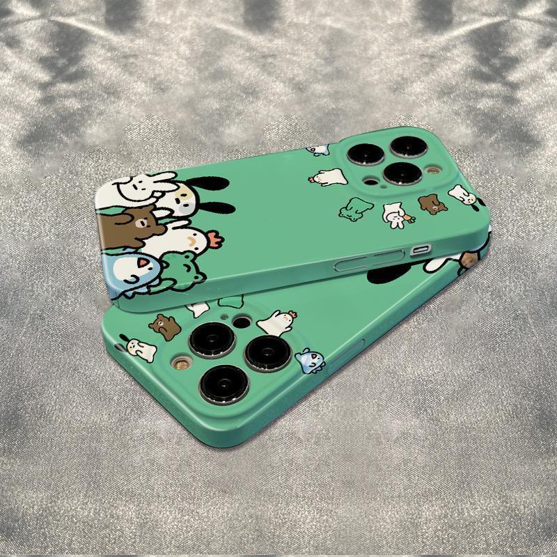 Ốp Điện Thoại Mềm Chống Sốc Hình Động Vật Cho Iphone 14promax 13 12 11 6In 78plus FJ9O