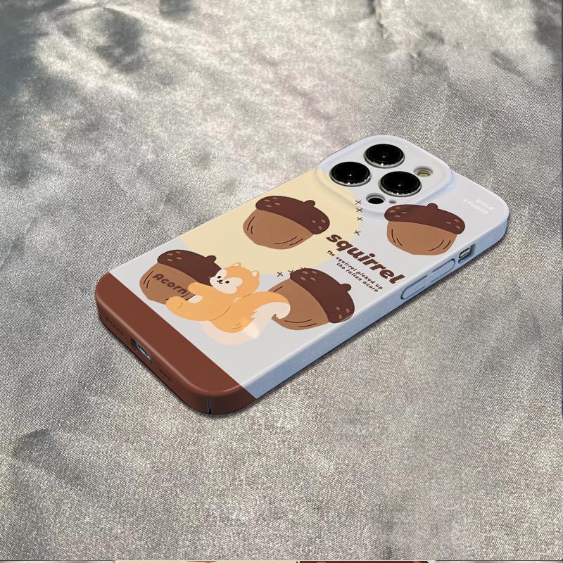 Ốp Điện Thoại Mềm Chống Sốc Họa Tiết Hạt Dẻ Cho Iphone 78 13 1211 6In Plus max 14 Pro